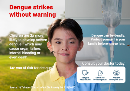 Dengue strickes without warning